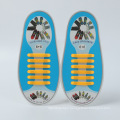 Custom Printed Free Size Colorful Fashion Sports Silicone Shoelace